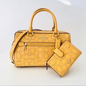 yellow coach purses